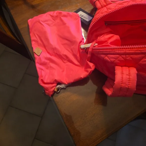 MZ Wallace Vibrant Pink Quilted Tote - Picture 2 of 5